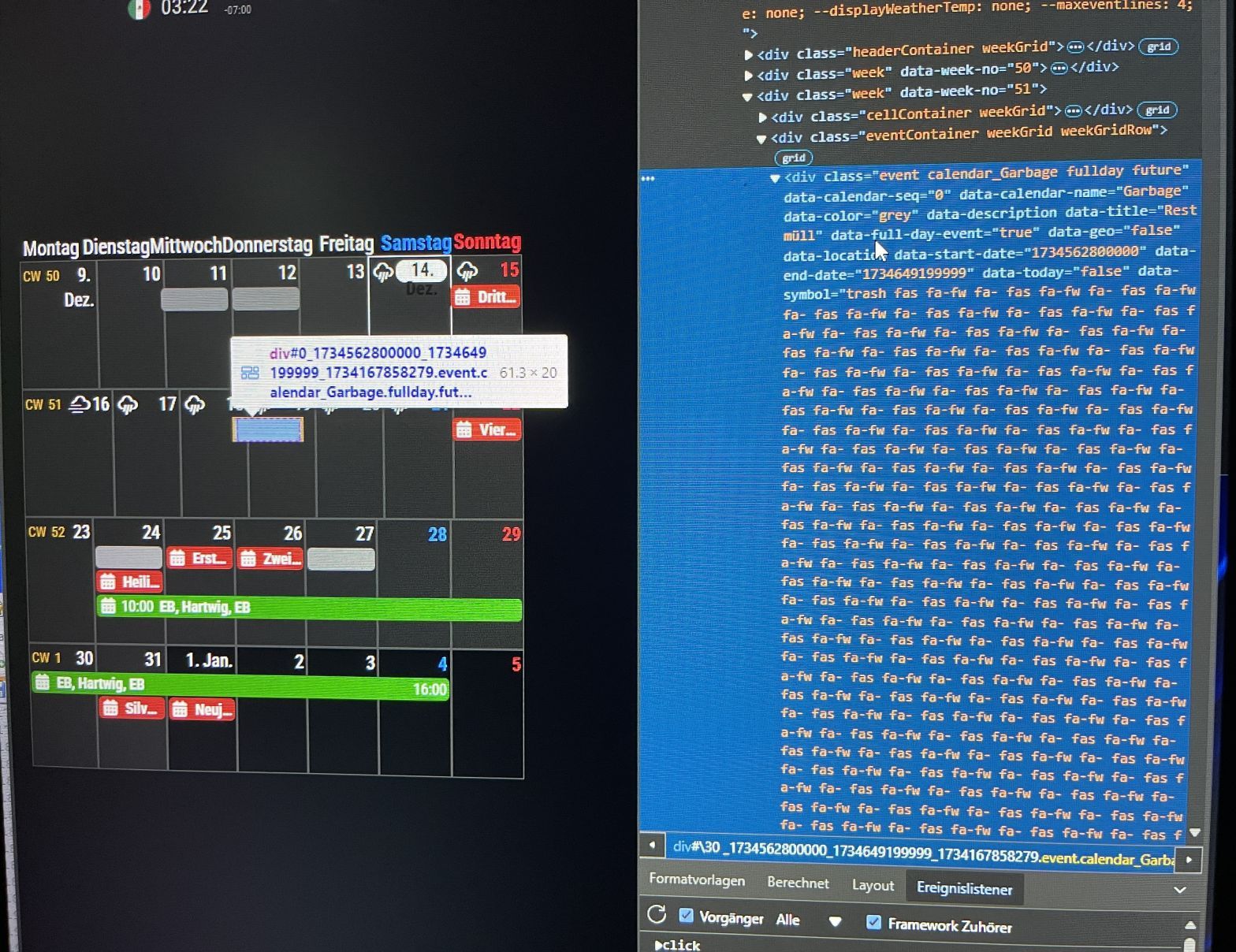 MMM-CalendarExt3 no Entries since last update | MagicMirror Forum