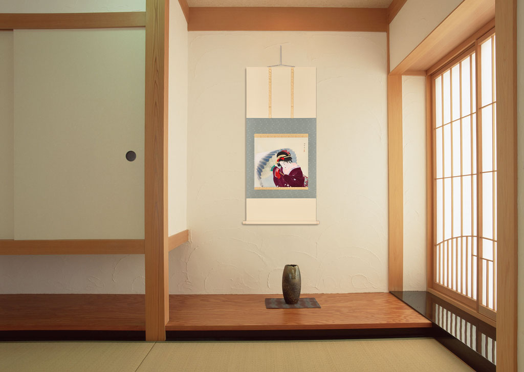 伊東深水『吹雪』 « 絵画・仏教美術など美術品の販売・通販 ART