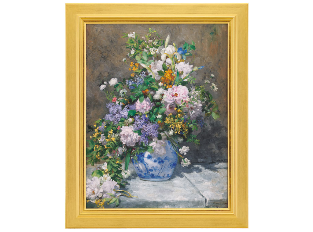 ピエール・オーギュスト・ルノワール『春の花束』彩美版®︎・シルク