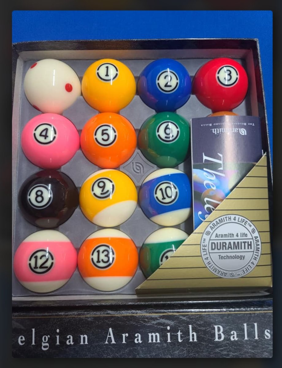 ARAMITH TOURNAMENT TV PRO CUP BALL SETS. BRAND NEW. | AzBilliards
