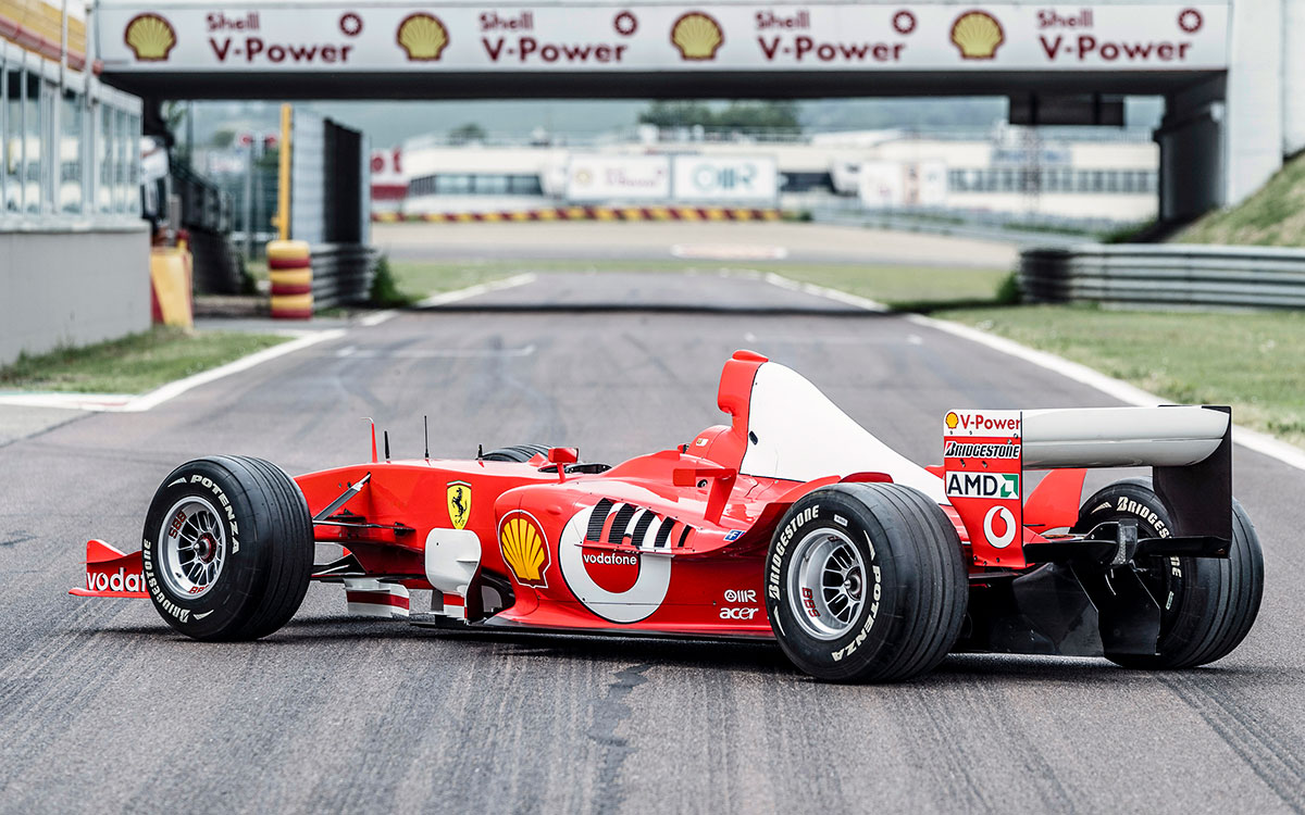 ミハエル・シューマッハが2003年のF1タイトルを獲得したフェラーリ