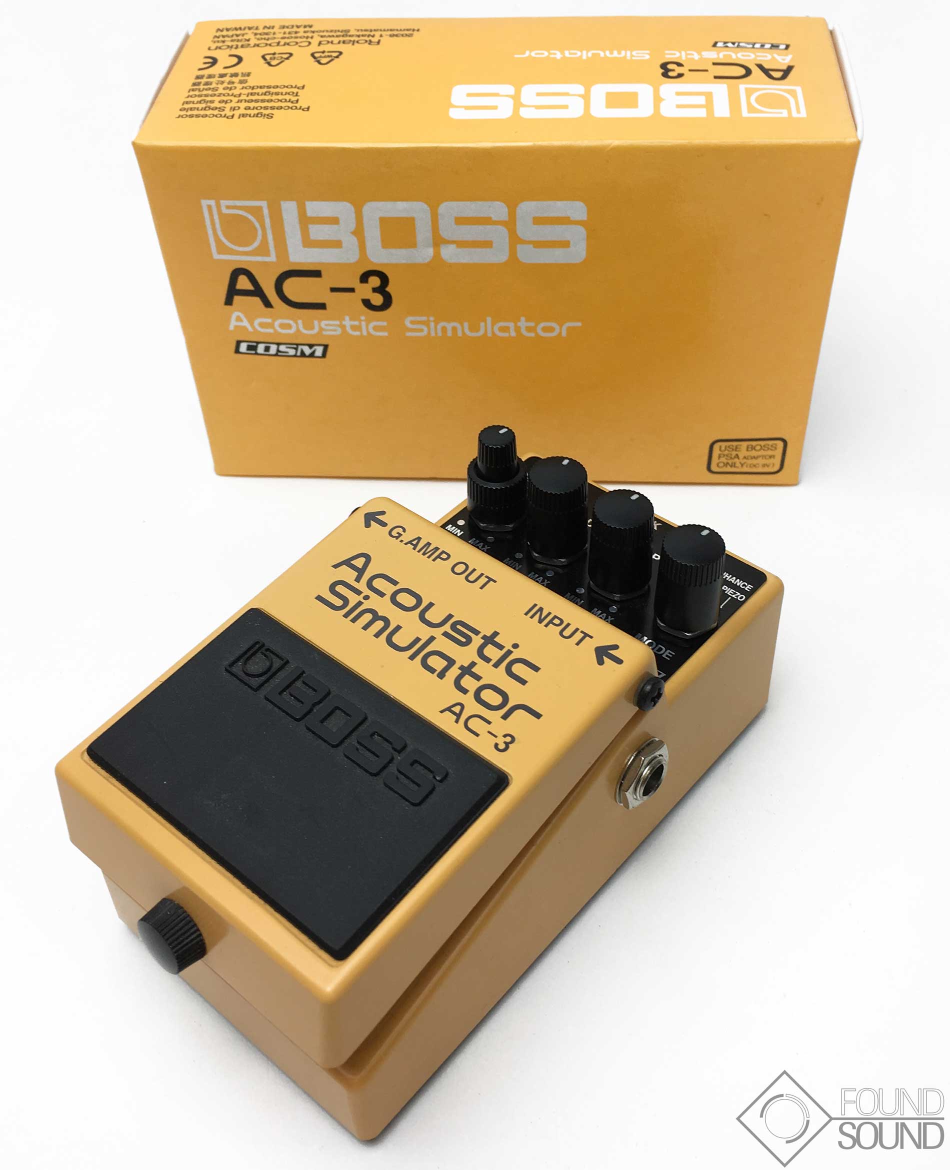 BOSS AC-3 Acoustic Simulator – Found Sound