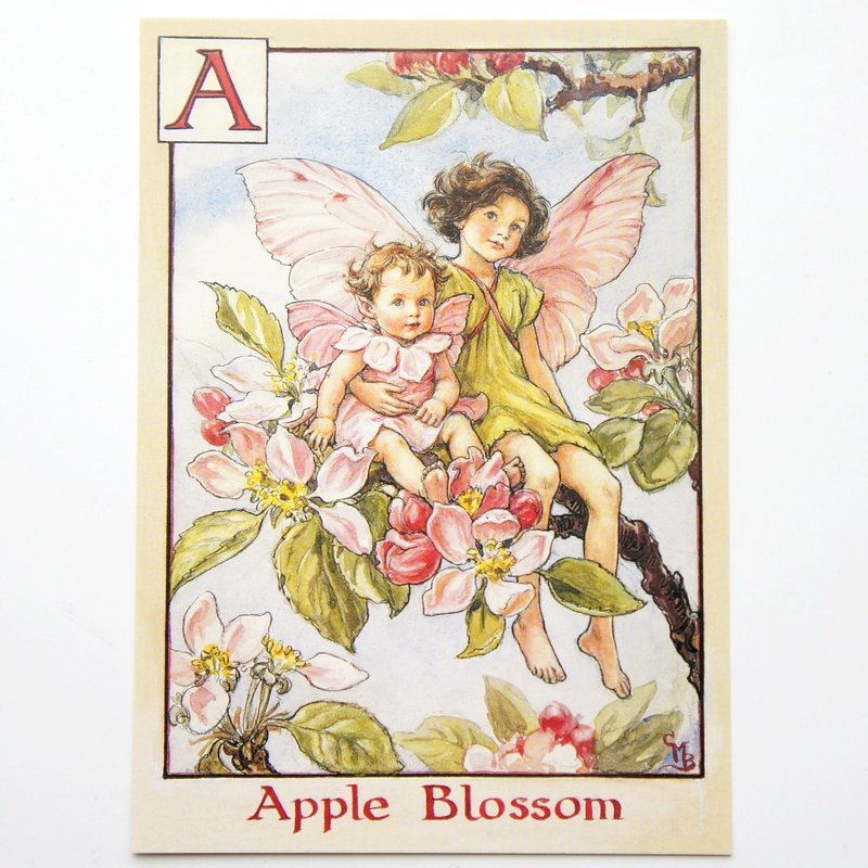 フラワーフェアリーズ ポストカード The Apple Blossom Fairies