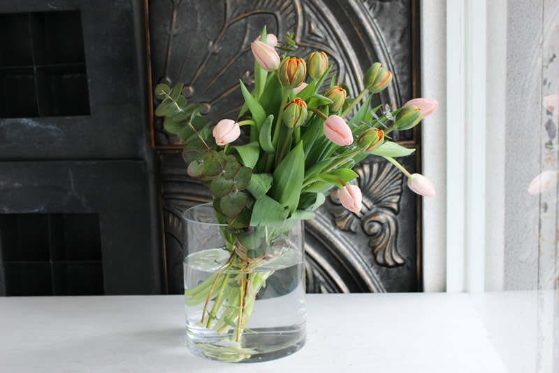 ガラス花瓶/ストレート1820 ｜ 大阪**花屋フラワーパーティー