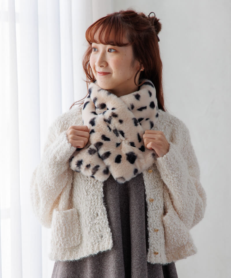 animal fur muffler～ｱﾆﾏﾙﾌｧｰﾏﾌﾗｰ | flower／フラワー公式通販