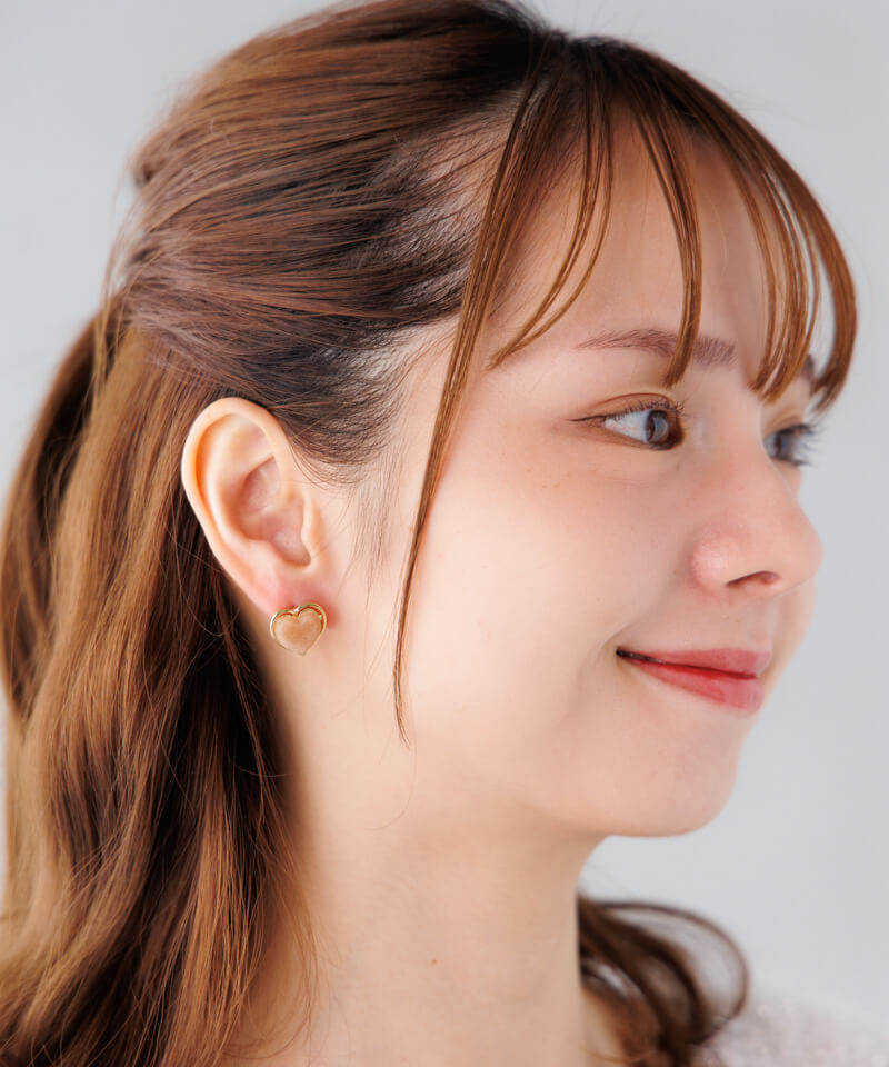 suedelike heart pierce～ｽｴｰﾄﾞﾗｲｸﾊｰﾄﾋﾟｱｽ | flower／フラワー公式通販