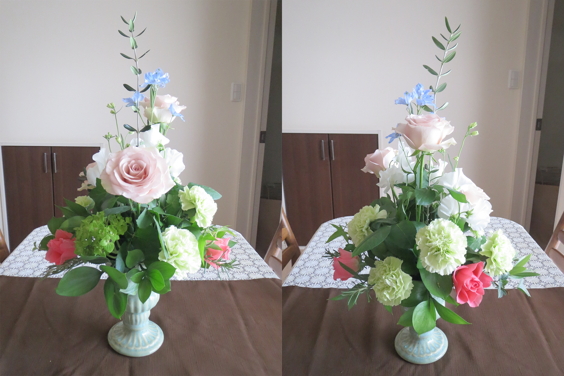 フラワーアレンジメントの基本／コーンシェイプの作り方 - Flower Cafe