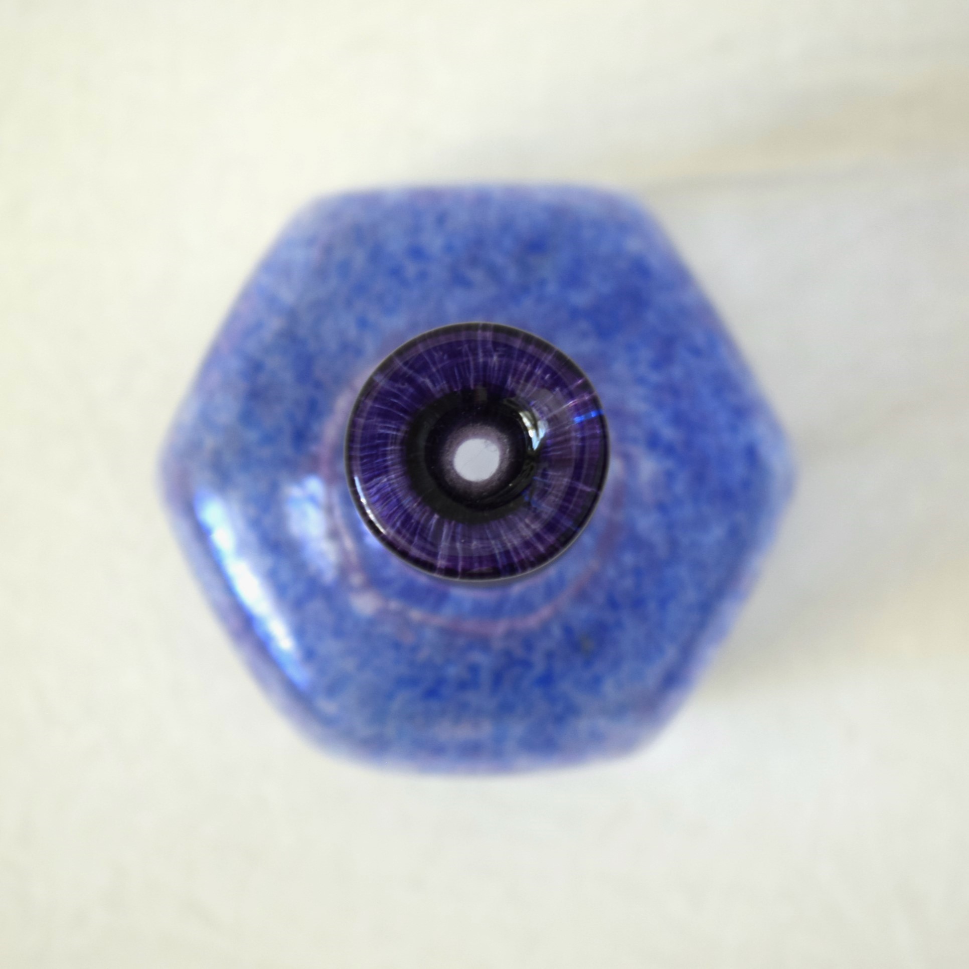 一輪挿し・青＆紫 / Antikvaシリーズ / Bertil Vallien / Kosta Boda