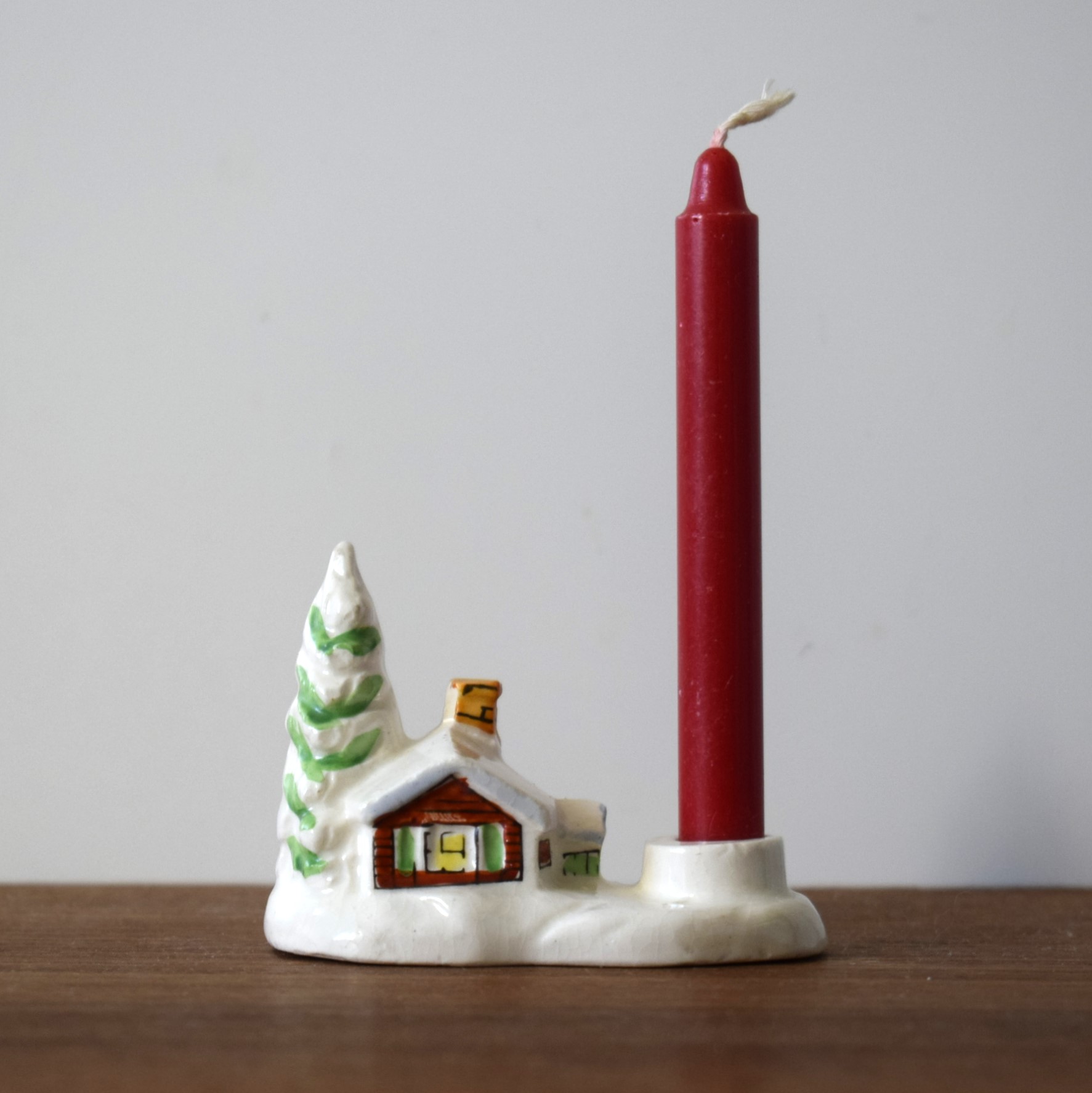 お家のキャンドルホルダー・赤い蝋燭付き② / JAPAN × スウェーデン
