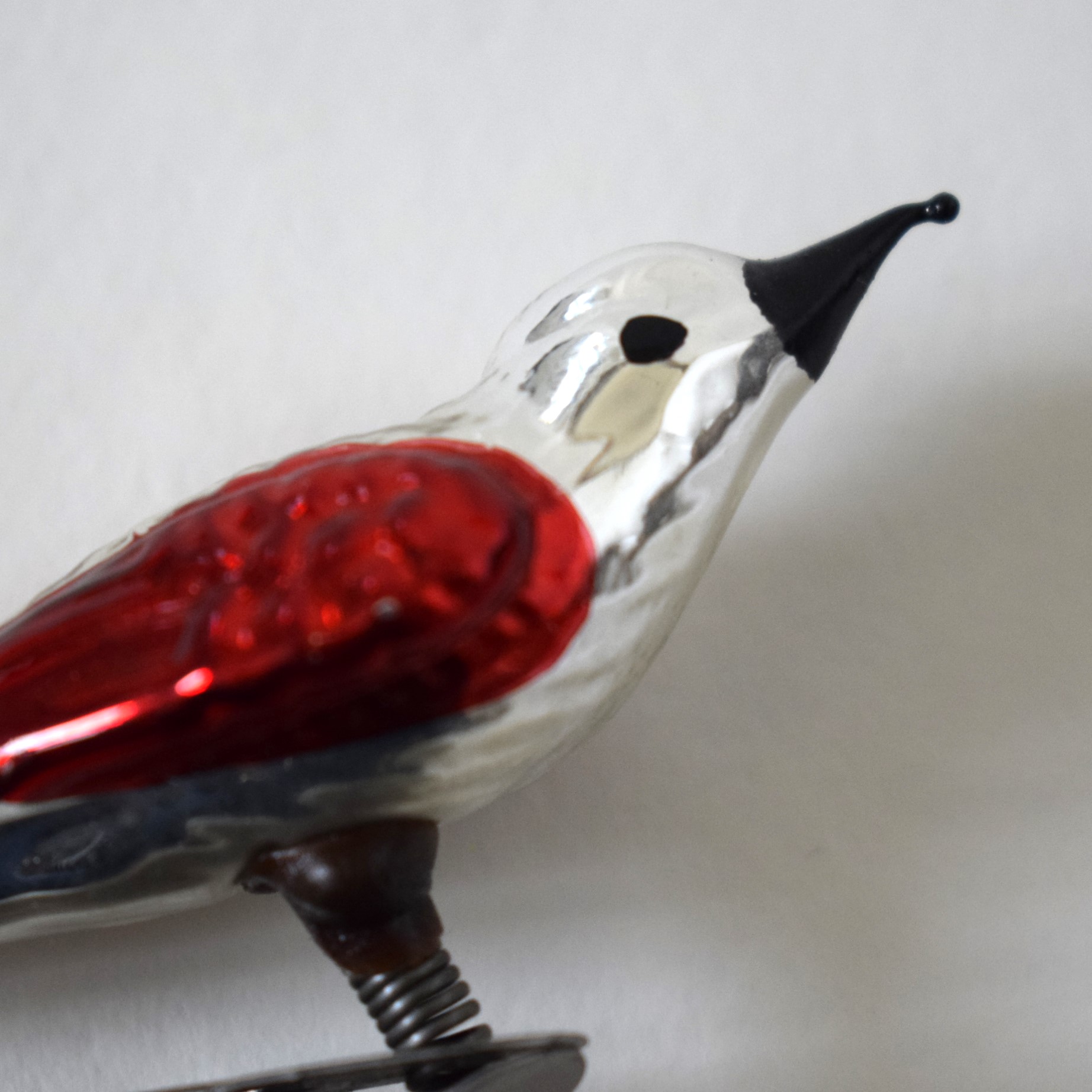 赤い鳥・クリスマスオーナメント / ガラス製・スウェーデン | florantik