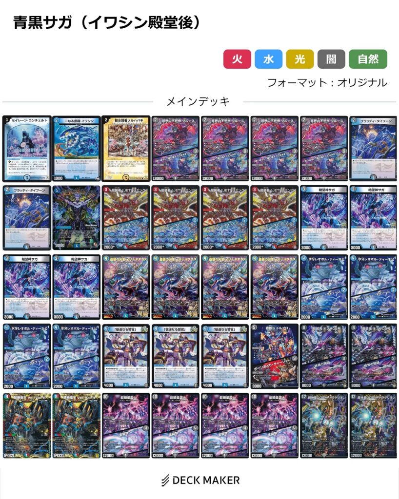 デュエマ】《一なる部隊 イワシン》殿堂後の青黒サガについての一考察