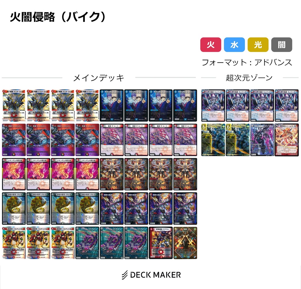 デュエマ・アドバンス】火闇バイク デッキ解説（※追記あり） | flat