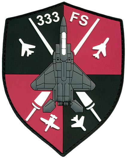 333d FIGHTER SQUADRON – F-15E – SHIELD | Flightline Insignia