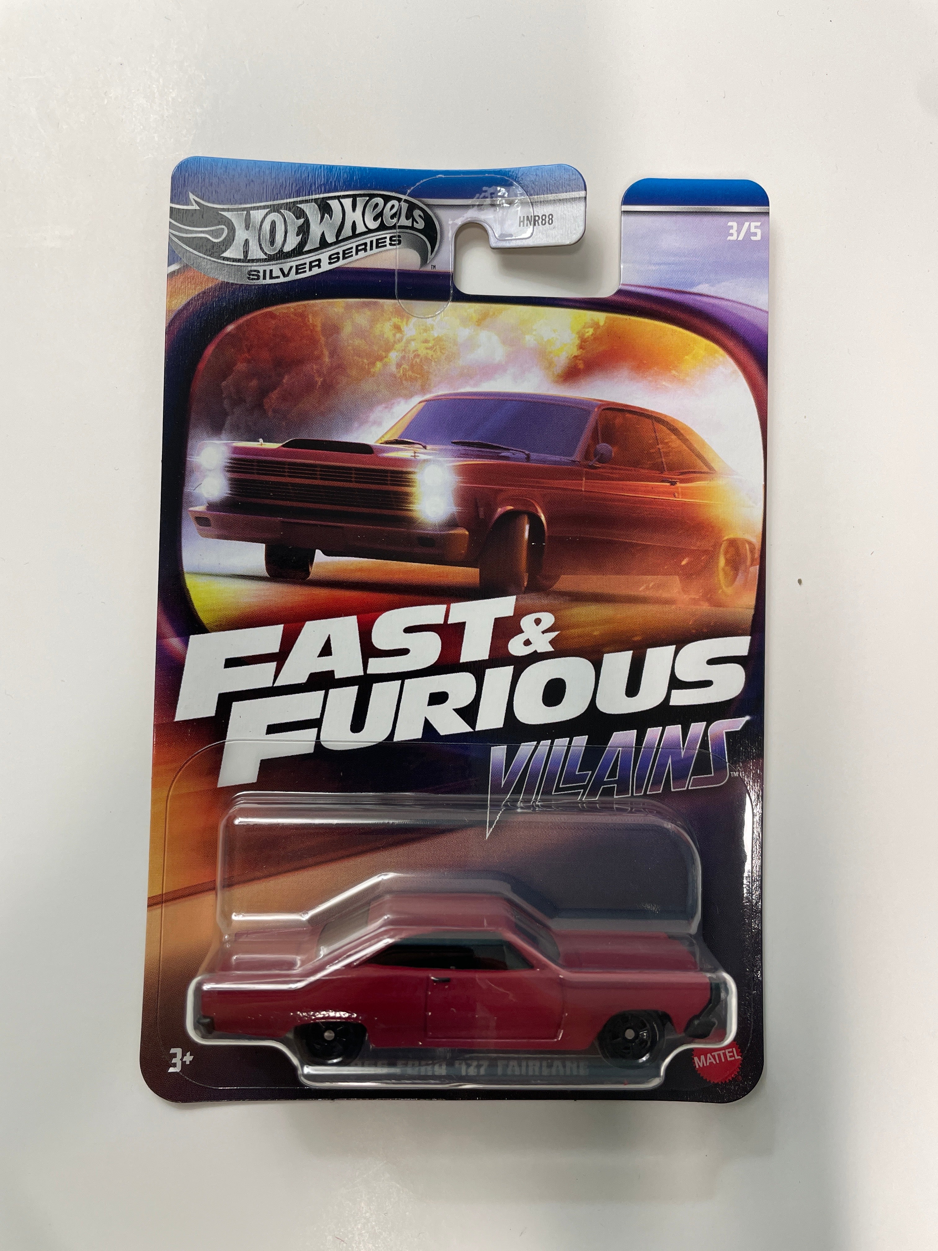 Hot Wheels 1/64 Fast And Furious Villains 1966 Ford 427 Fairlane