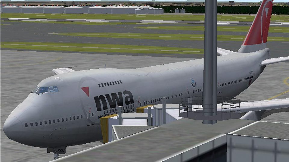Northwest Airlines Boeing 747-200 N627US for FS2004