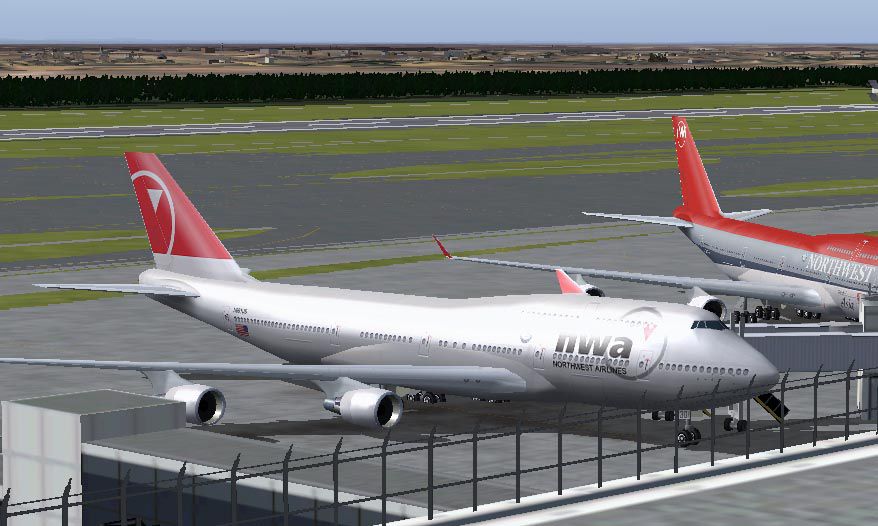 Northwest Airlines Boeing 747-200 for FS2004