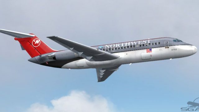 Northwest Airlines Douglas DC-9-14 N8911E for FS2004