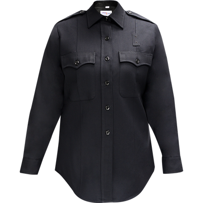 Deluxe Tropical Women's LAPD Navy Shirt | Flying Cross