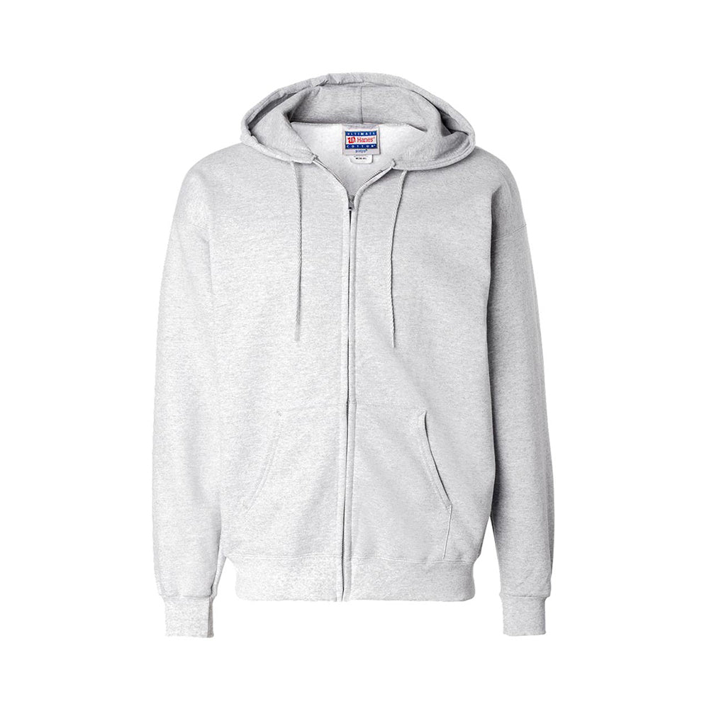 Hanes Adult 9.7 Oz. Ultimate Cotton 90/10 Full-Zip Hood | Fresh Prints