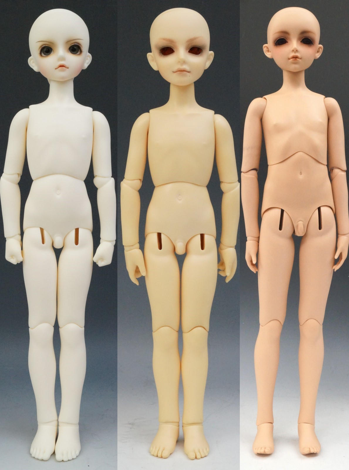 スーパードルフィー肌の色比較