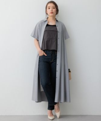 23区(ニジュウサンク)の【CLASSY.コラボ】ビスチェコンビ シャツ