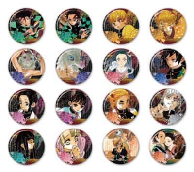 鬼滅の刃 絵札缶バッジ 第一弾 第二弾 鬼滅の刃 絵札缶バッジ 第2弾