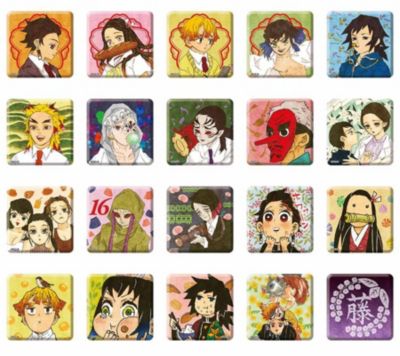 鬼滅の刃』スクエア缶バッジコレクション アナザーカラーVer． 第2弾