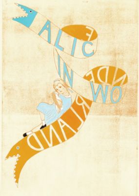 山本容子作(ヤマモトヨウコ サク)の『Alice』銅版画 手彩色通販