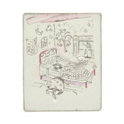 山本容子作(ヤマモトヨウコ サク)の『Rose pink』銅版画 手彩色通販