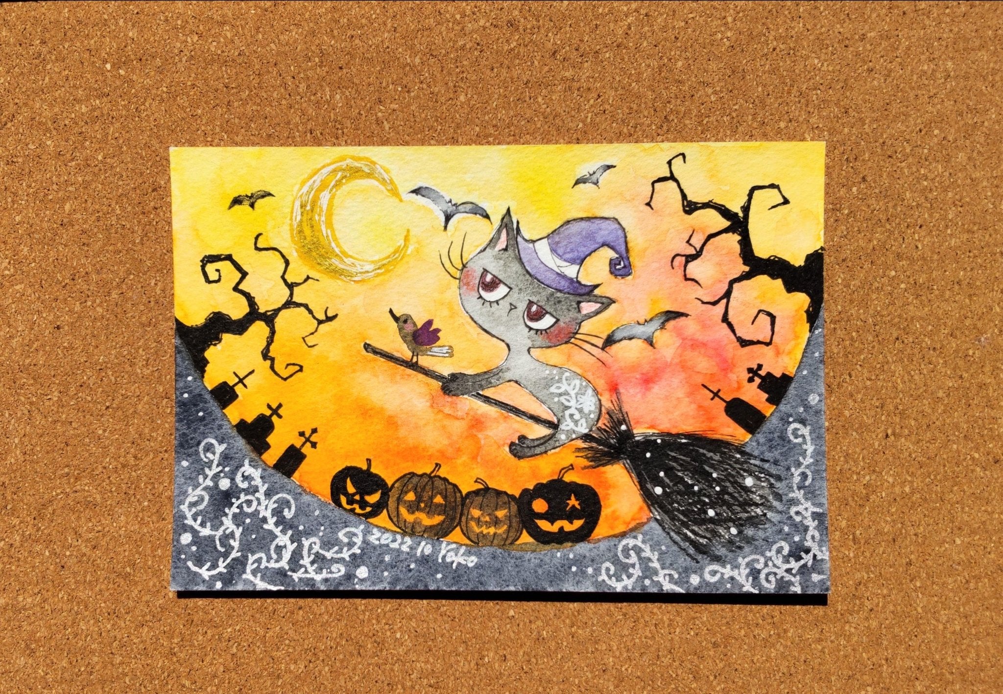 絵画の通販、購入ならFROM ARTIST/作品名：ハロウィン/作家名：Yoko