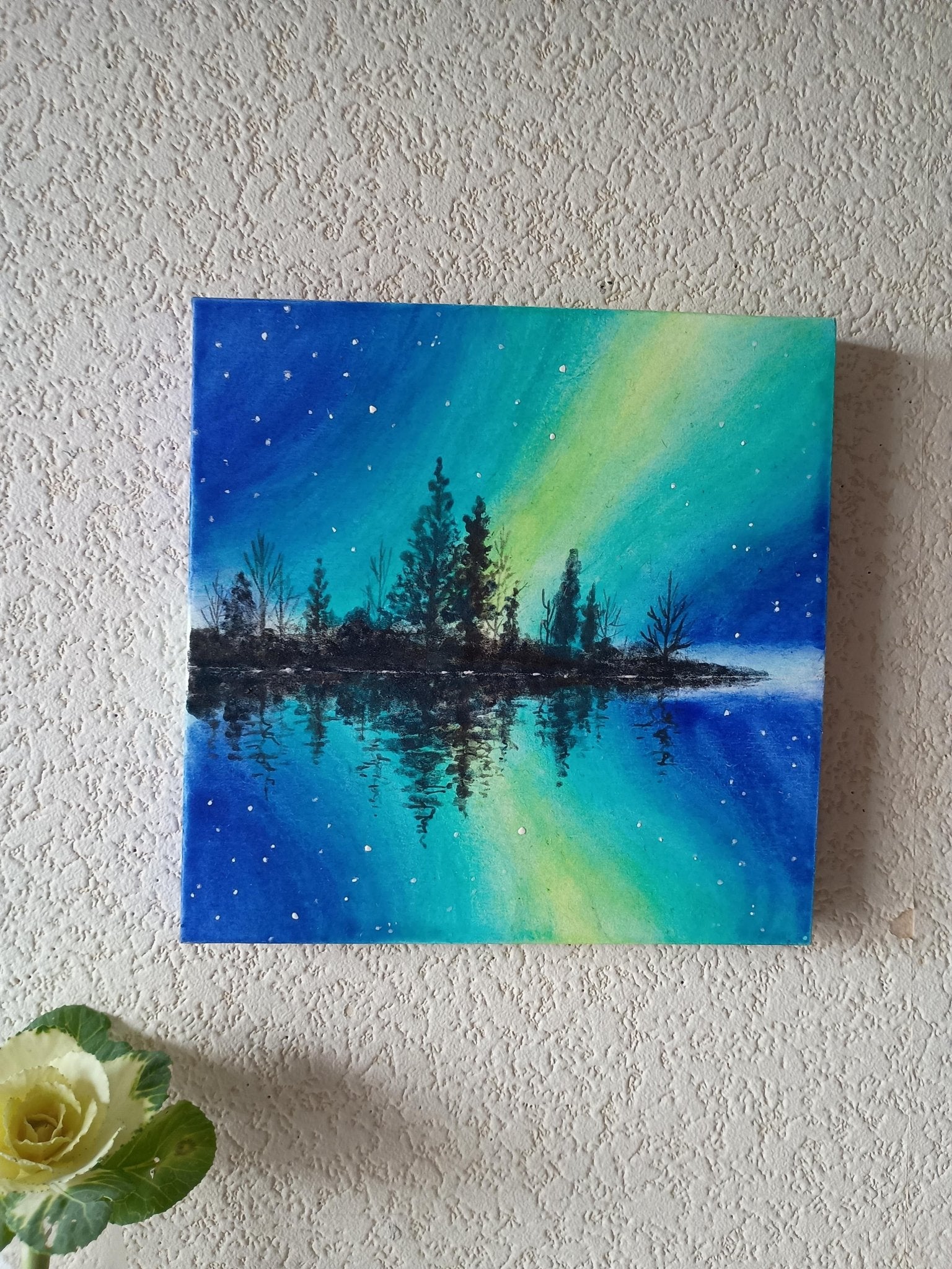 絵画の通販、購入ならFROM ARTIST/作品名：オーロラの湖/作家名