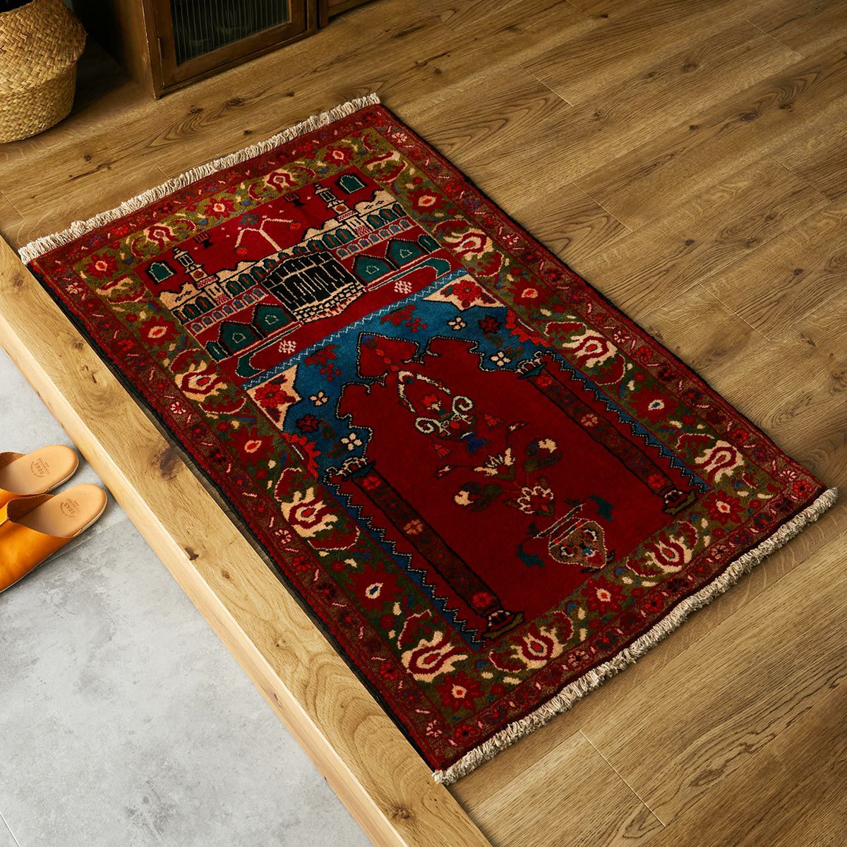 トライバル バルーチ ラグ E-1892 玄関マット | オーダーカーペット