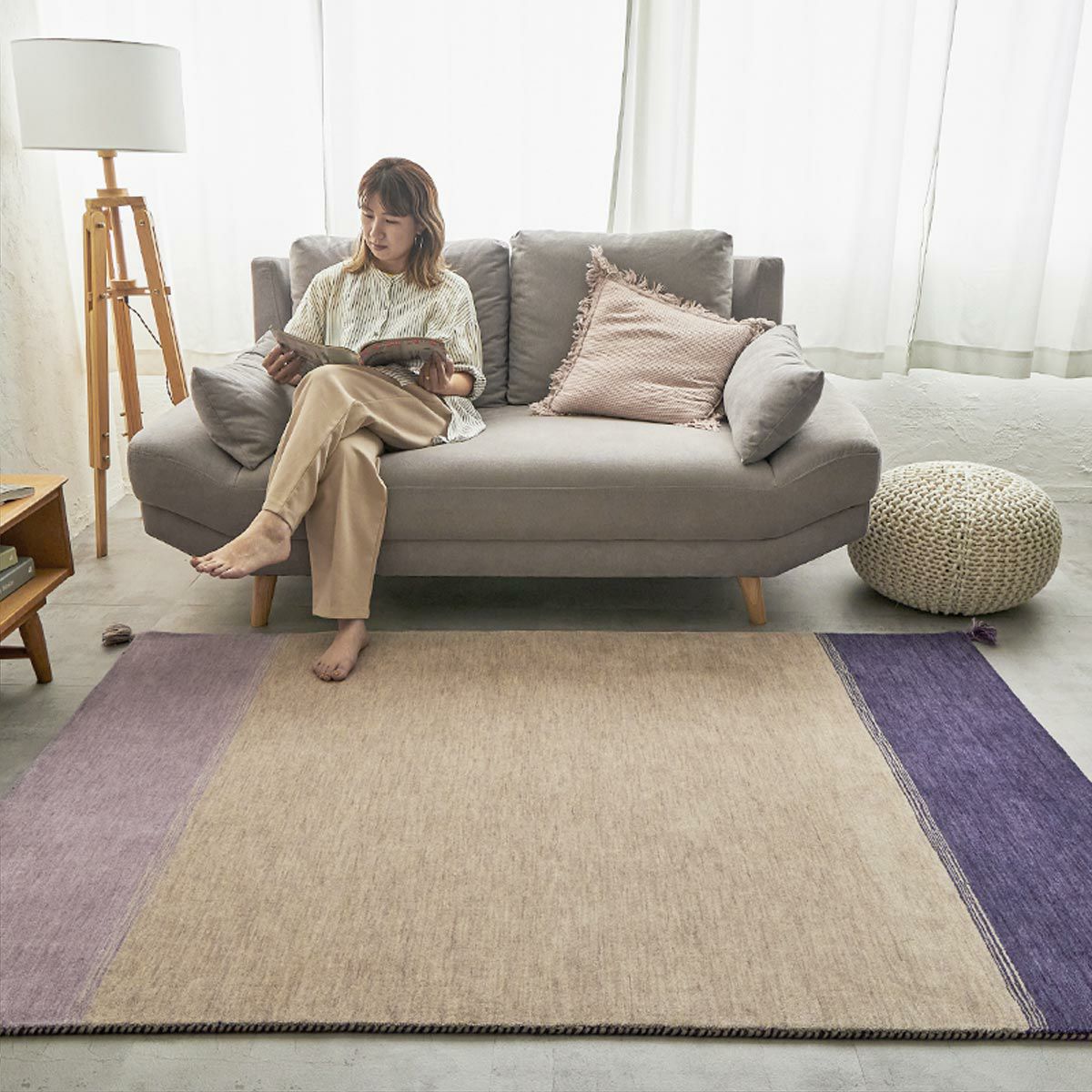 3ディヴィジョンズ ラグ | オーダーカーペット・ラグのFROM FLOOR