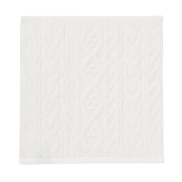 バロット 抗菌防臭ハンカチ 模様編み ホワイト | Francfranc（フラン