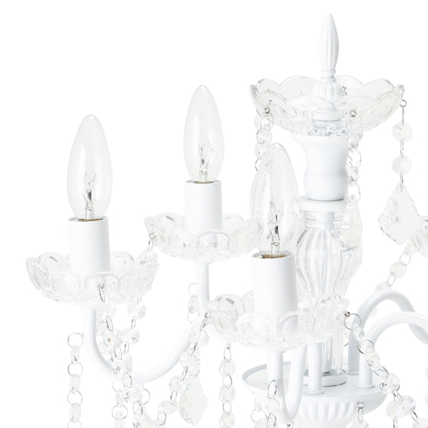 アントイン フロアシャンデリア 5灯 ホワイト | Francfranc（フラン