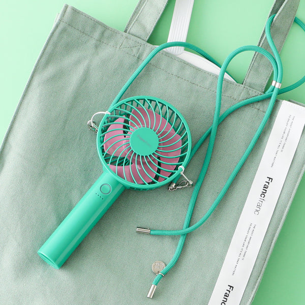 2025年モデル】フレ ハンディファン バイカラー グリーン | Francfranc