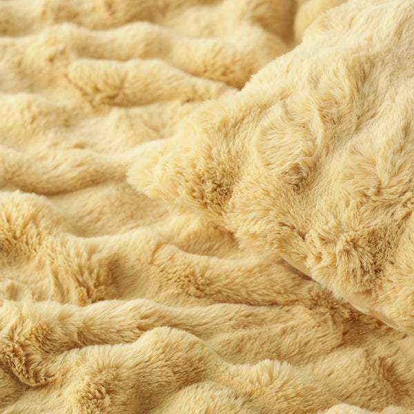 WARMY ポコモコファー まくらカバー イエロー | Francfranc（フラン