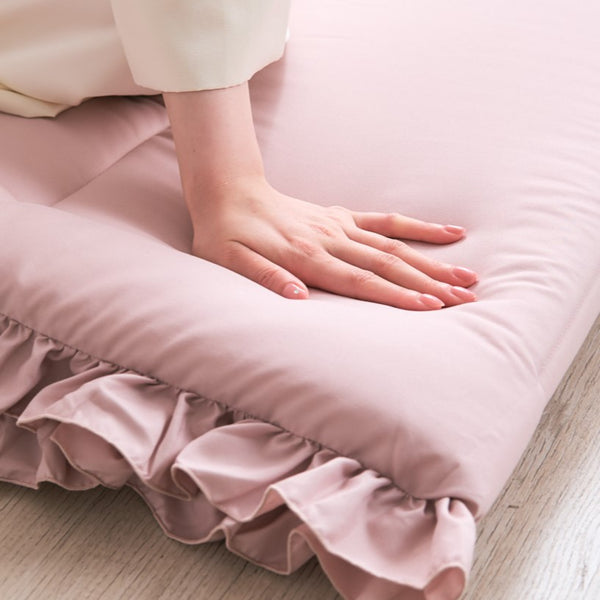 オンラインショップ限定】フリル ごろ寝マット 700×1800 ピンク