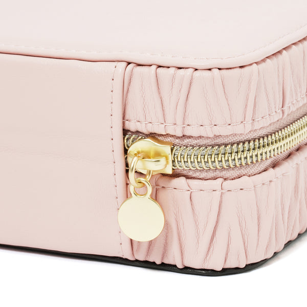 エンボス トラベルジュエリーボックス M ピンク | Francfranc（フラン