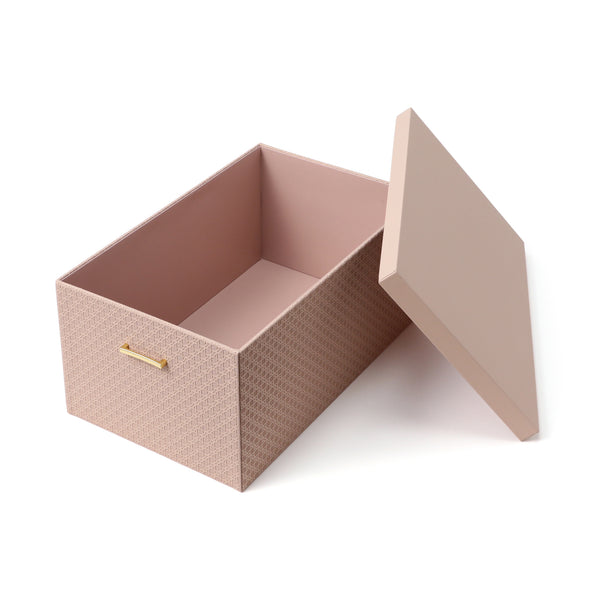 オンラインショップ限定】エンボス 大型ボックス L ピンク