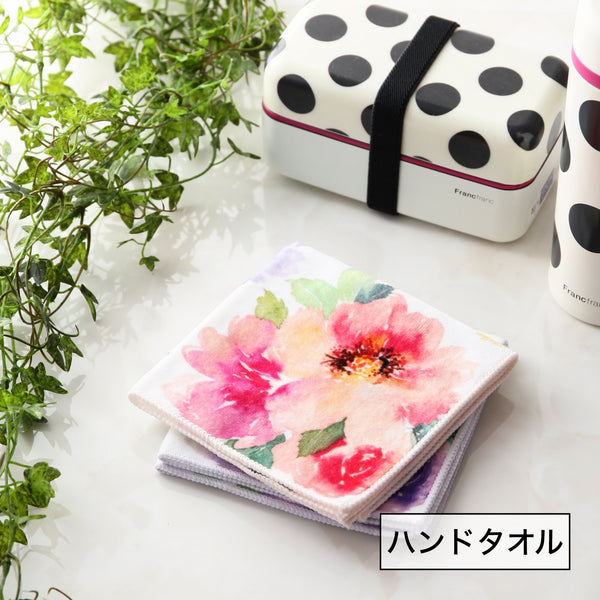 バロット 抗菌防臭ハンカチ 水彩花柄 ピンク | Francfranc（フラン