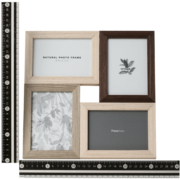 ナチュラル フォトフレーム 4面 ミックス | Francfranc（フランフラン