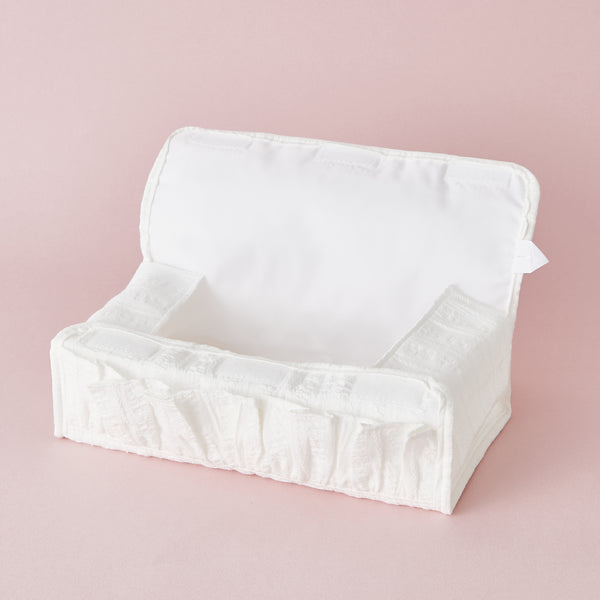 フリル ティッシュカバー ホワイト | Francfranc（フランフラン）公式
