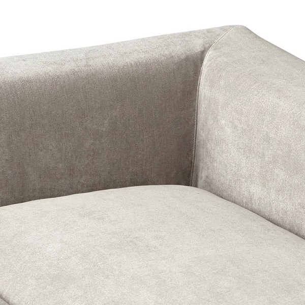 メーネ ソファ アーム R ライトグレー（W810）【～2024年9月生産モデル