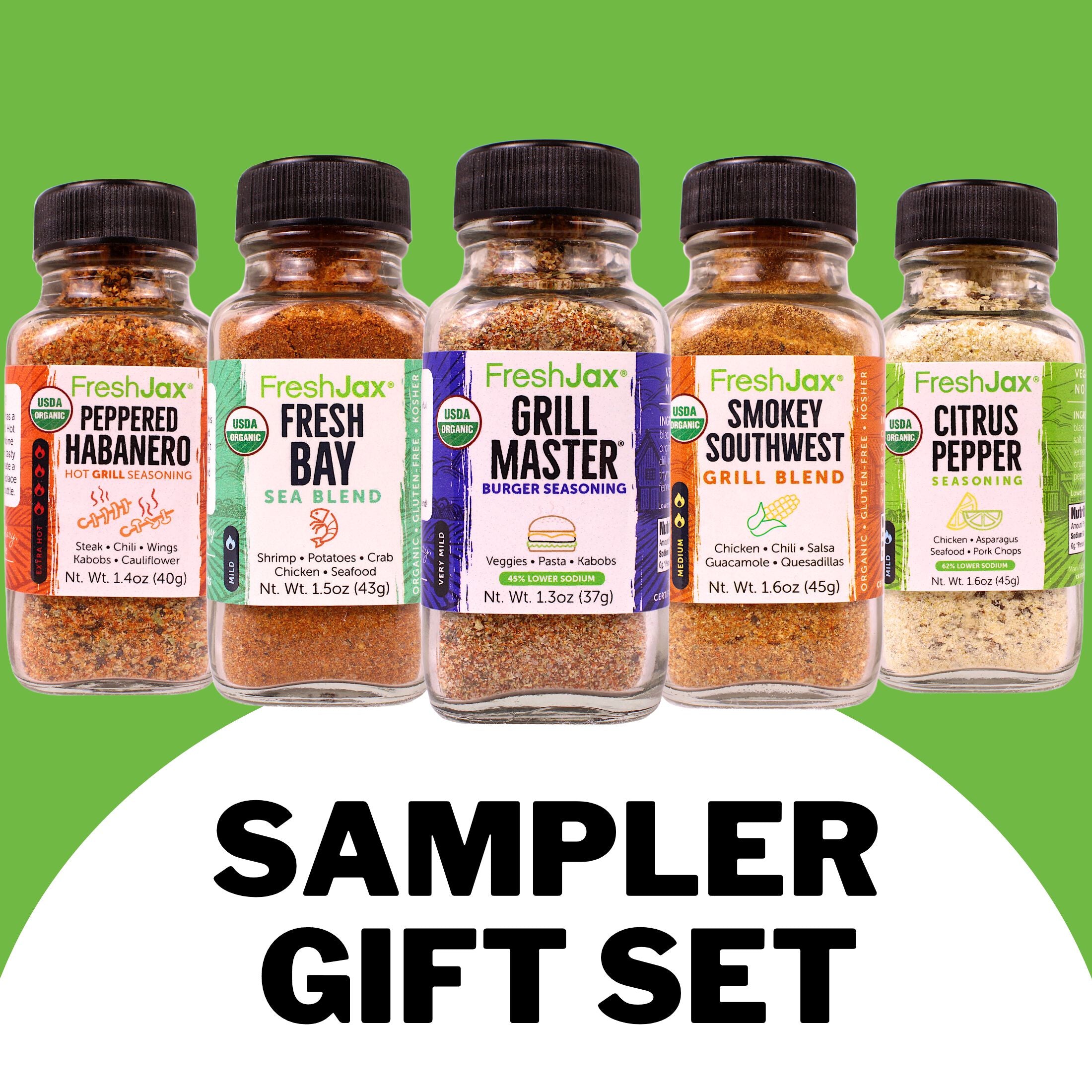 Grilling Spices Gift Set | Gourmet Spice Gifts | FreshJax.com