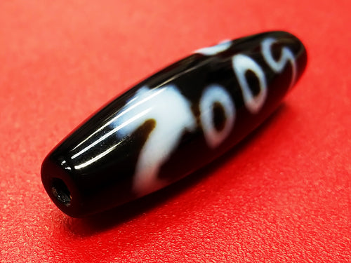 龍・水蓮華・三眼天珠・至純高級天珠／約12×38mm前後 – 天然石の