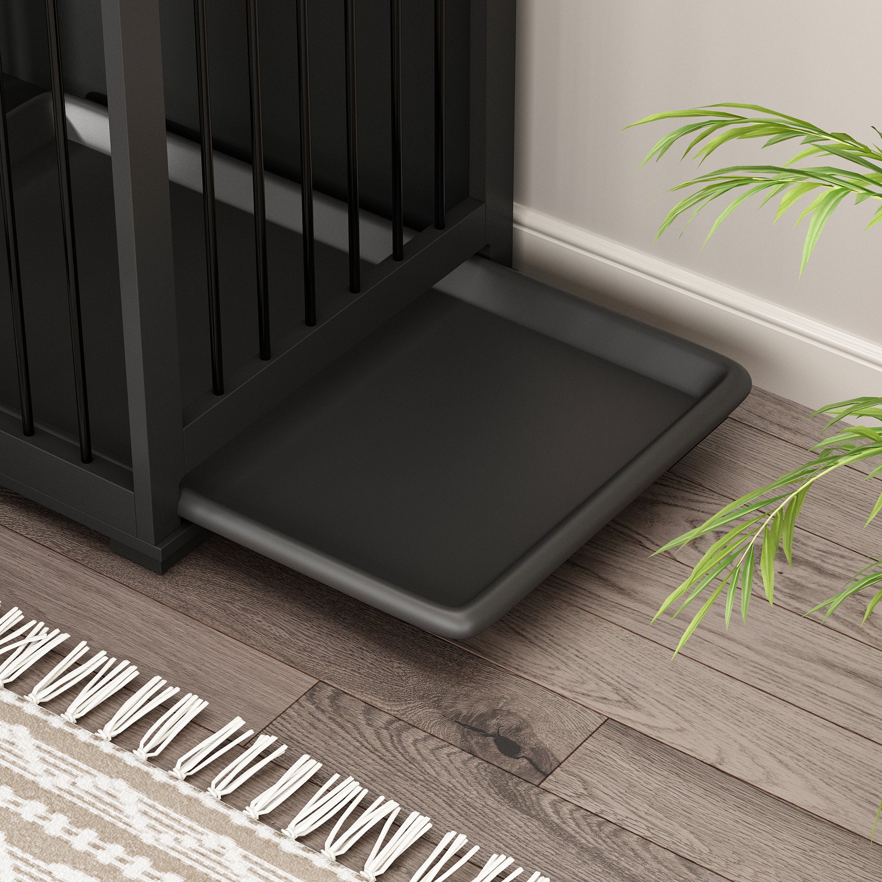 Large Dog Crate Furniture with Divider | FUFU&GAGA