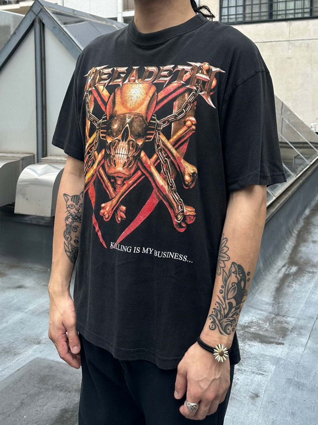 90's MEGADETH「KILING IS MY BUSINESS」バンドTシャツ – FUJI STORE