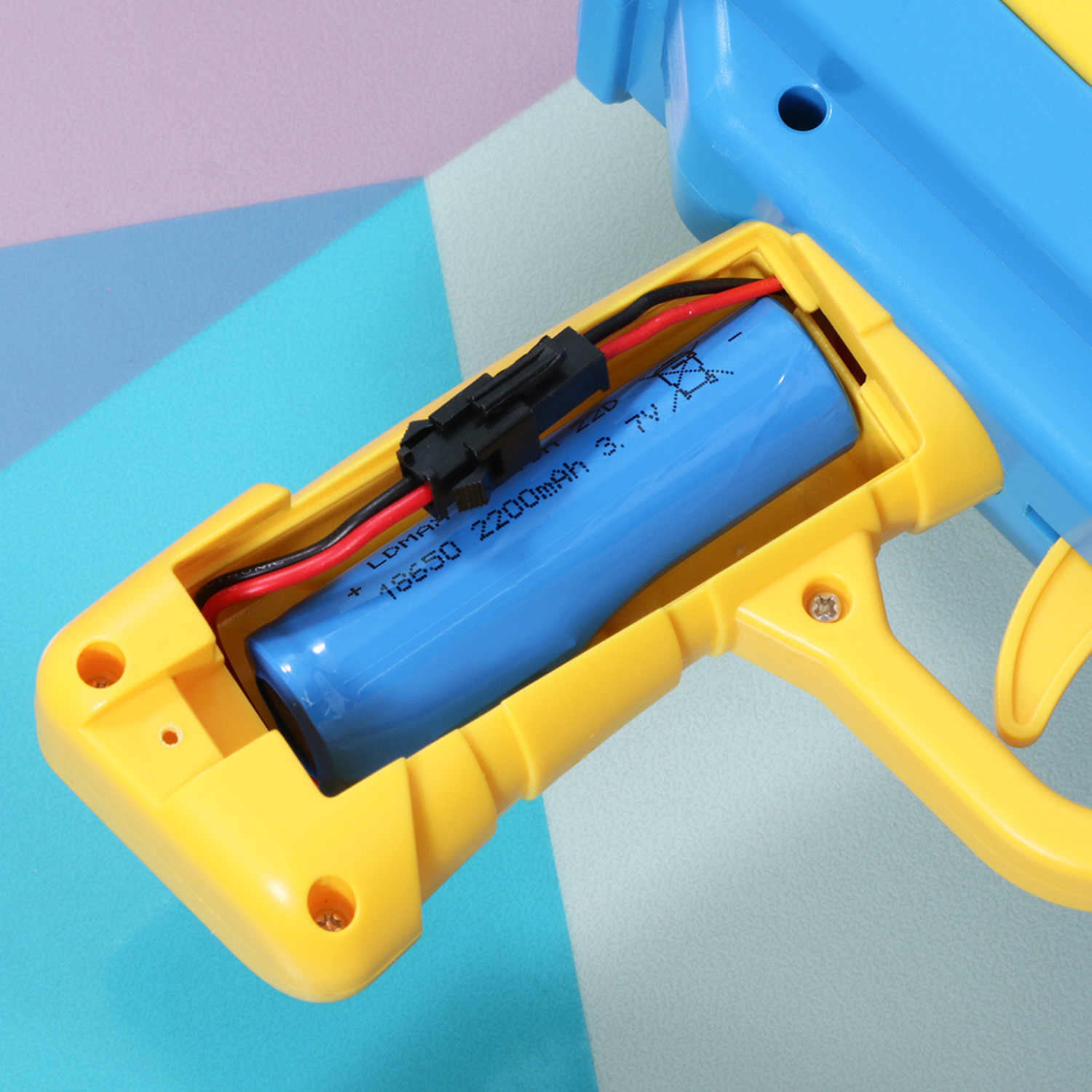 C/D:19522] [セット数:3pcs] シャボン玉バズーカ 69穴・ライト付き