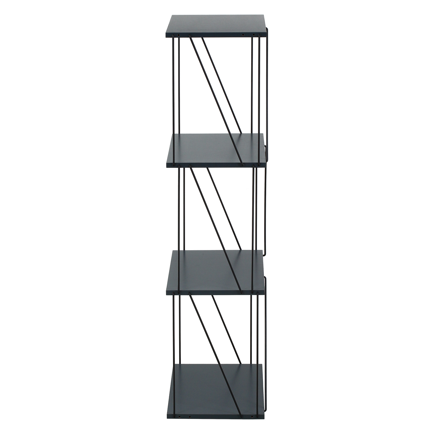 C/D:67323] EZBOワイヤーラック4段 60幅 ダークグレー